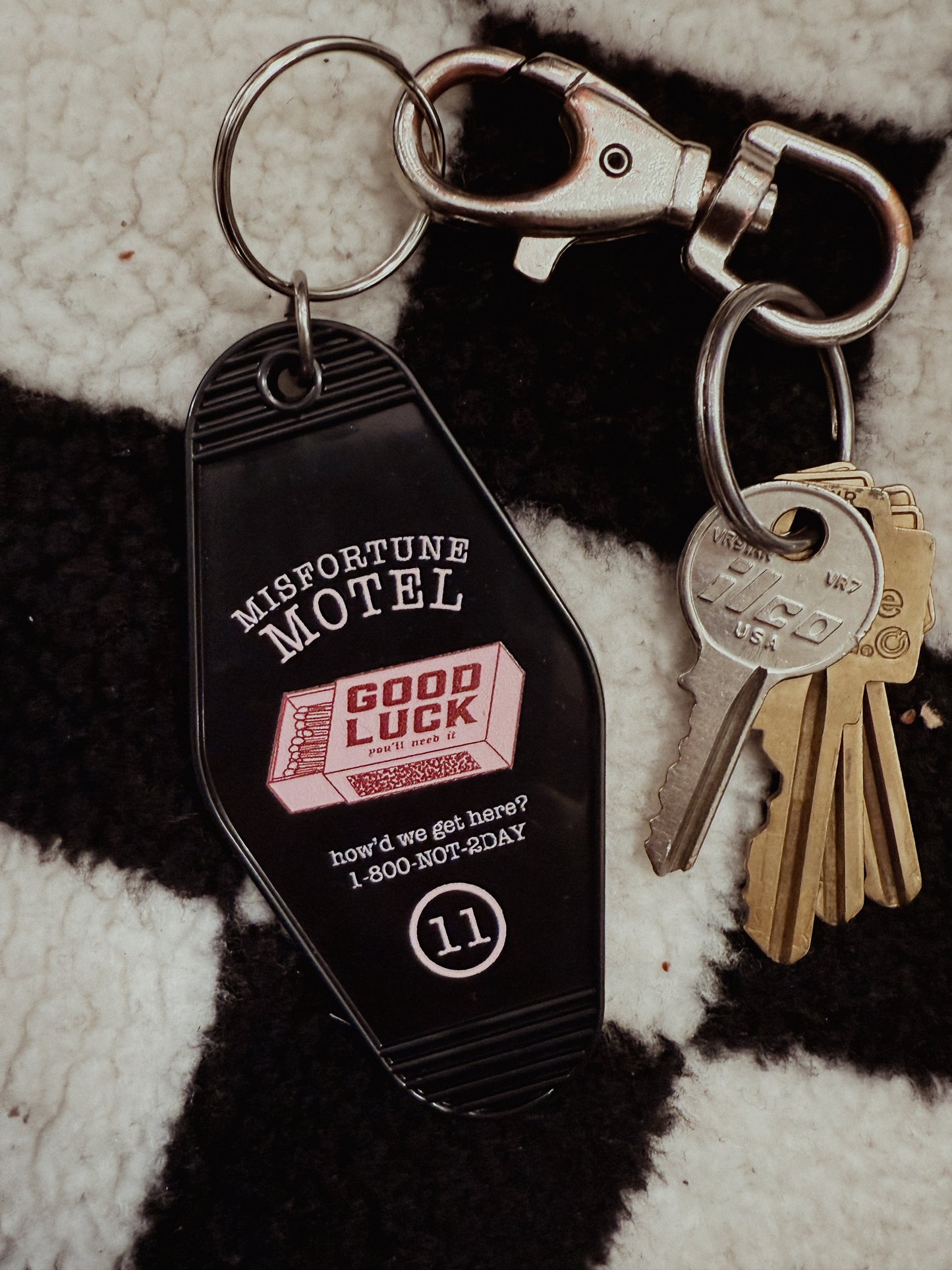 Motel Keychain - Misfortune Motel
