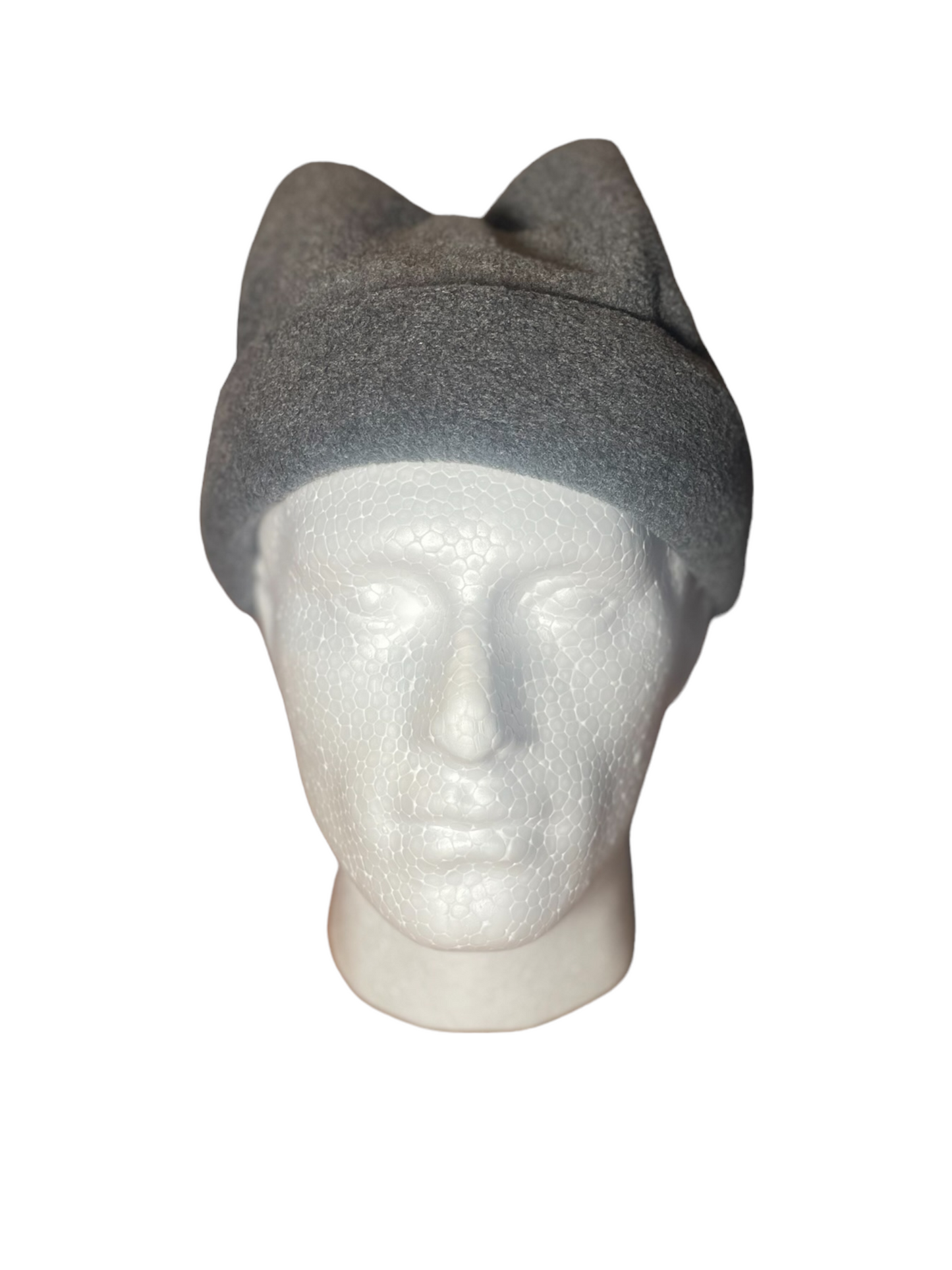 Crown Top Beanie - Grey