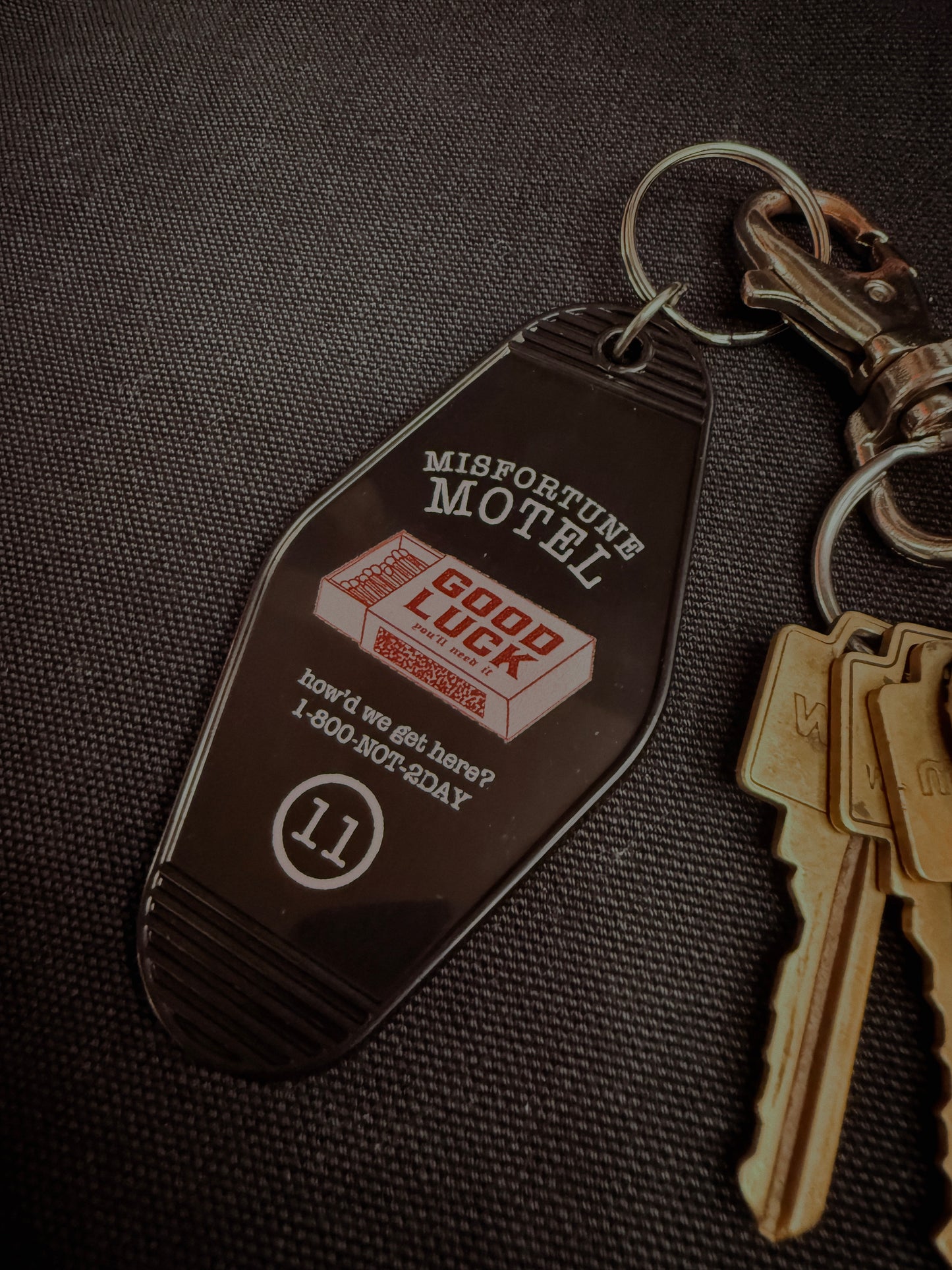 Motel Keychain - Misfortune Motel