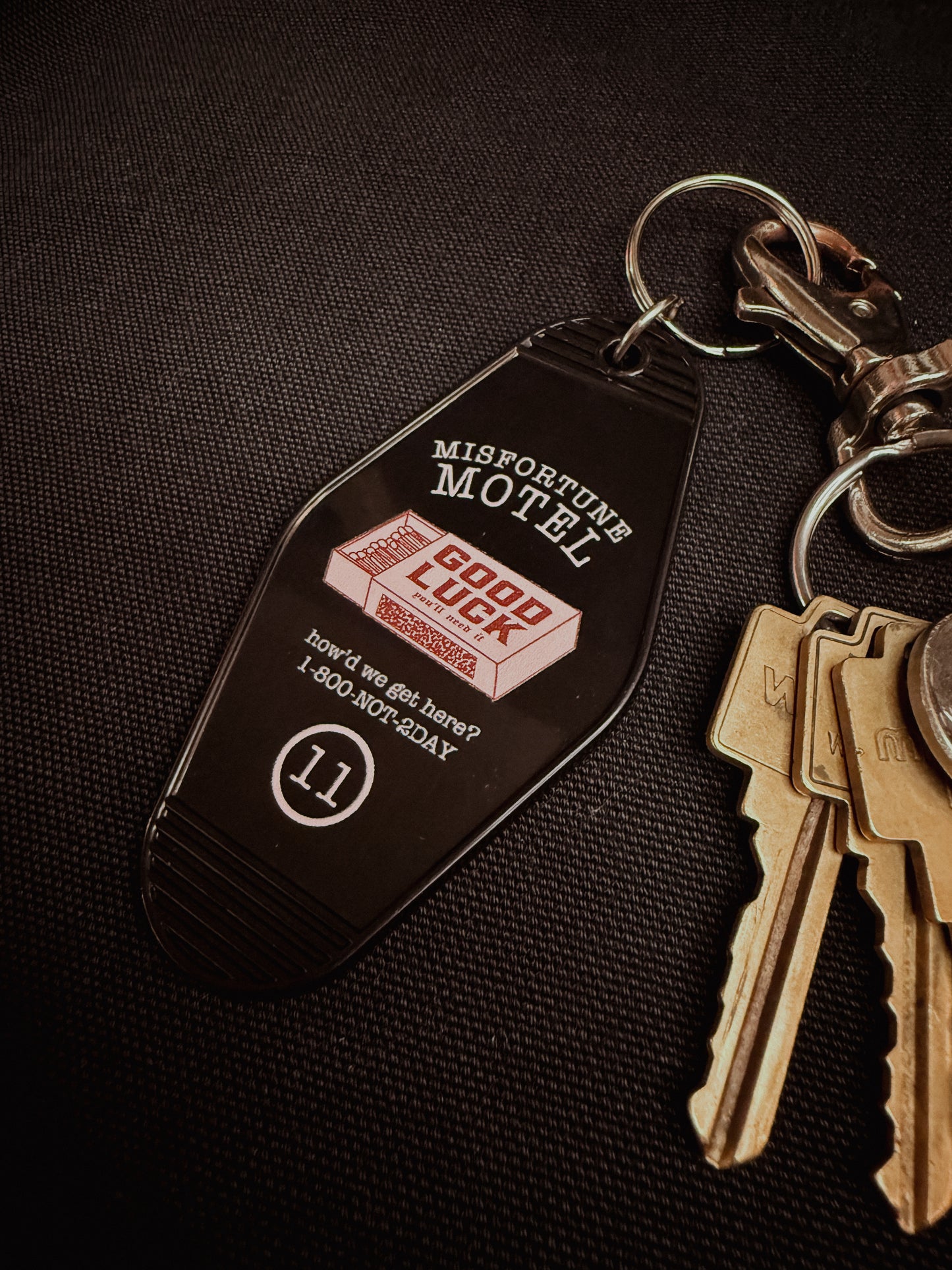 Motel Keychain - Misfortune Motel