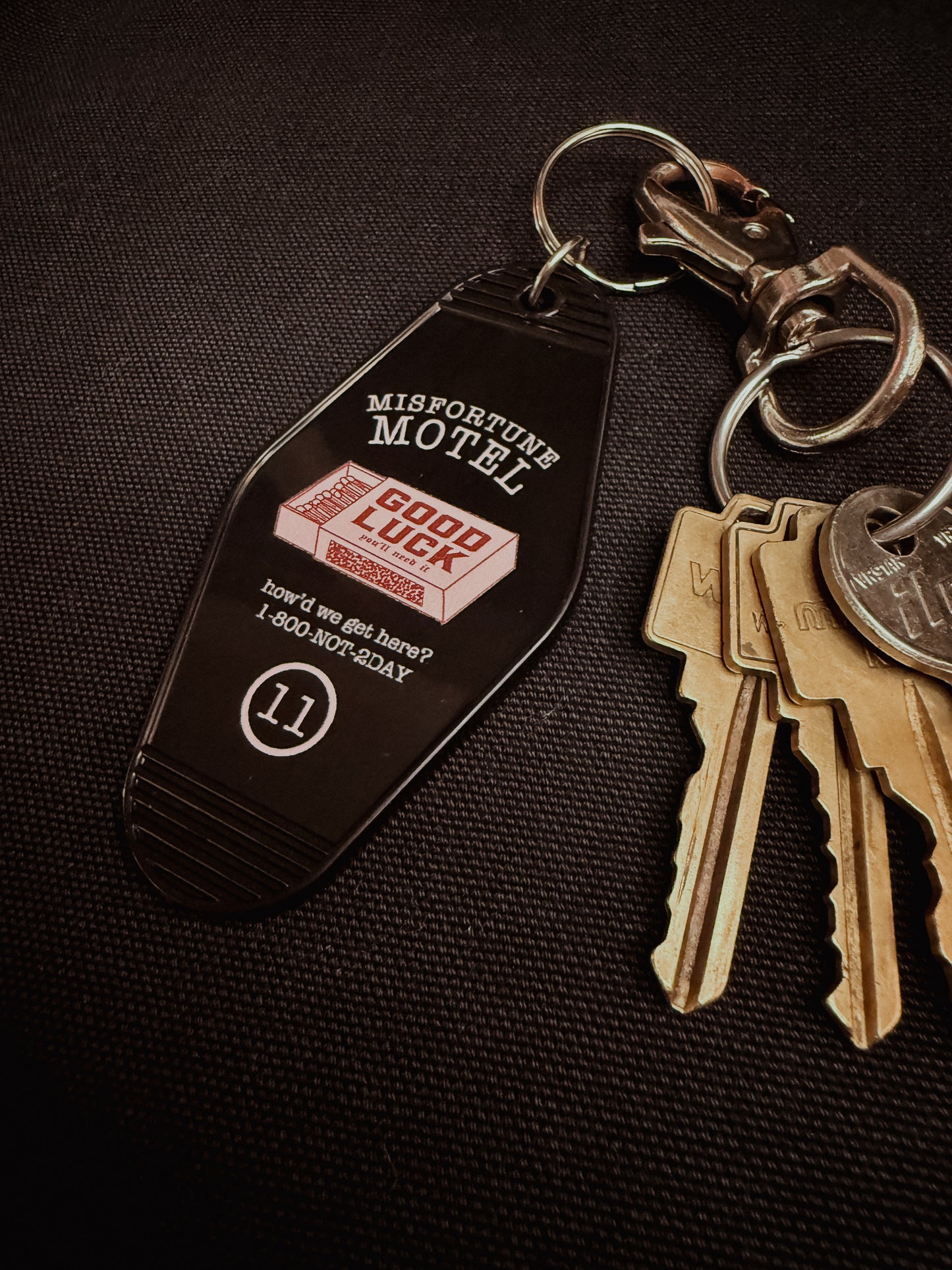 Motel Keychain - Misfortune Motel