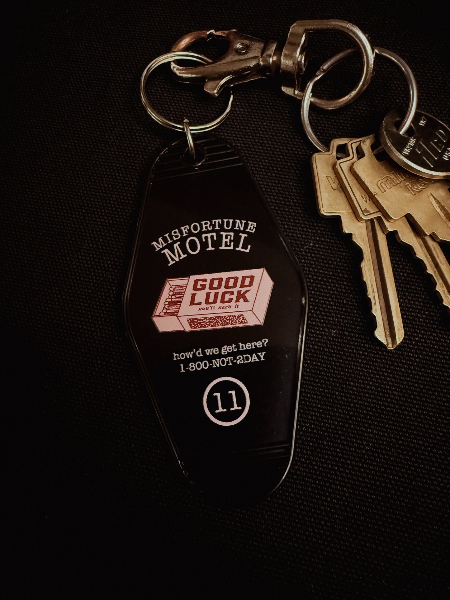 Motel Keychain - Misfortune Motel