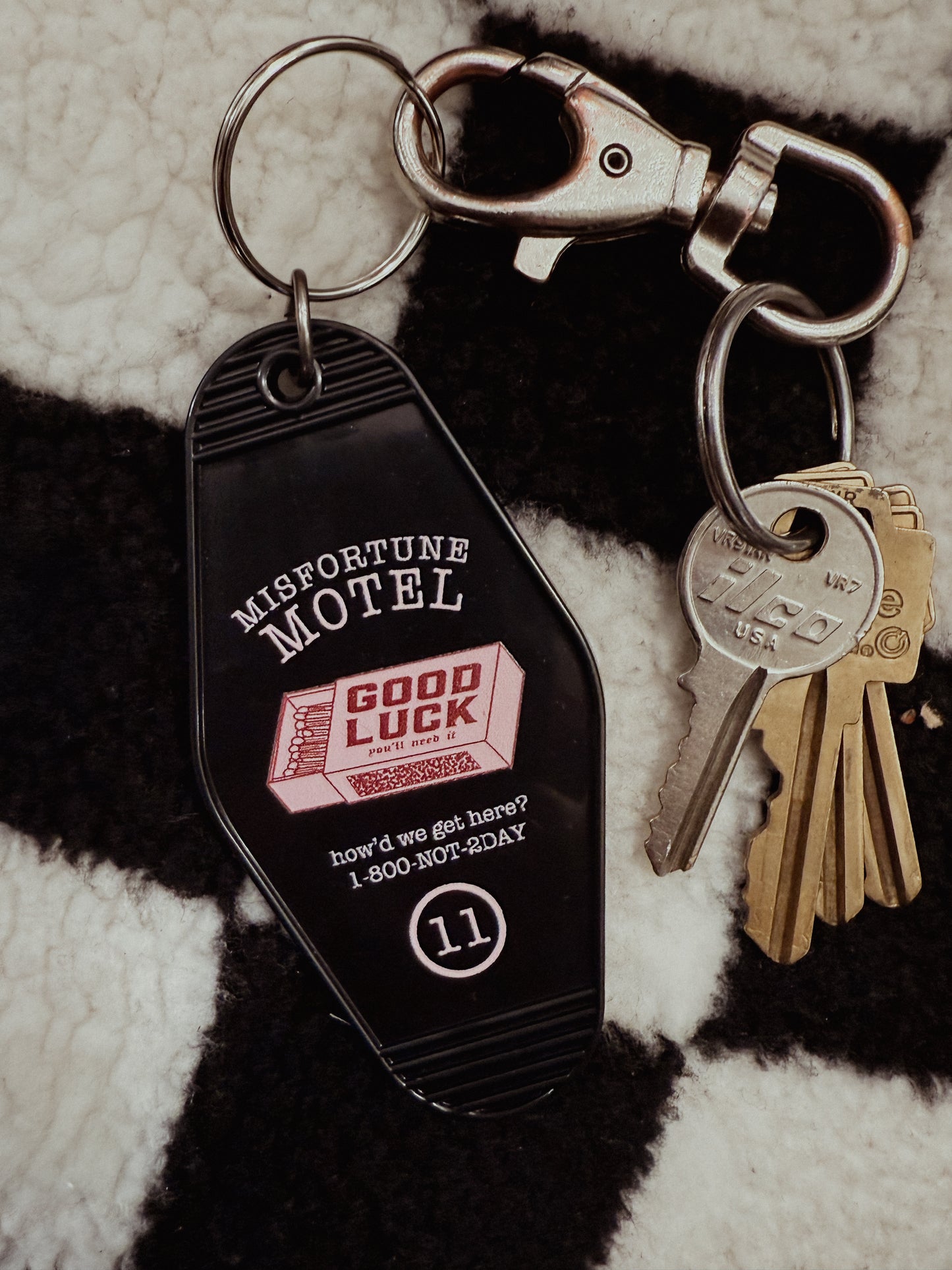 Motel Keychain - Misfortune Motel