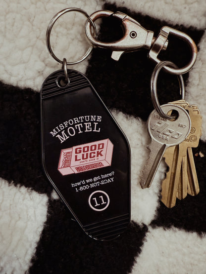 Motel Keychain - Misfortune Motel