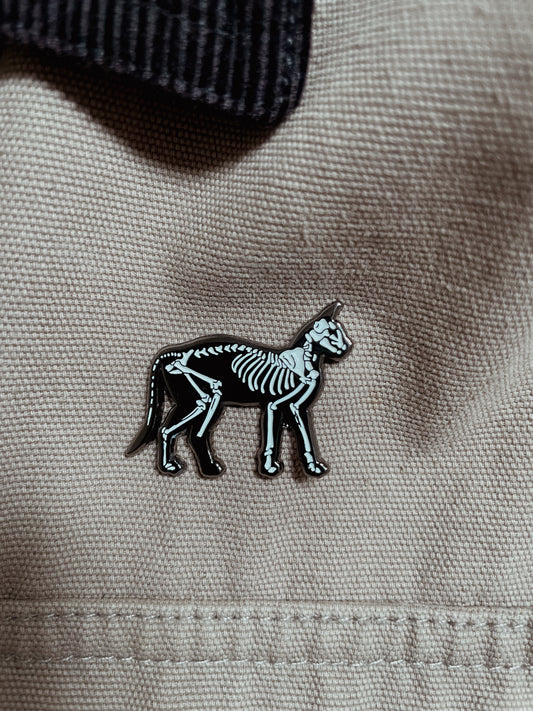 Pin - Cat Skeleton