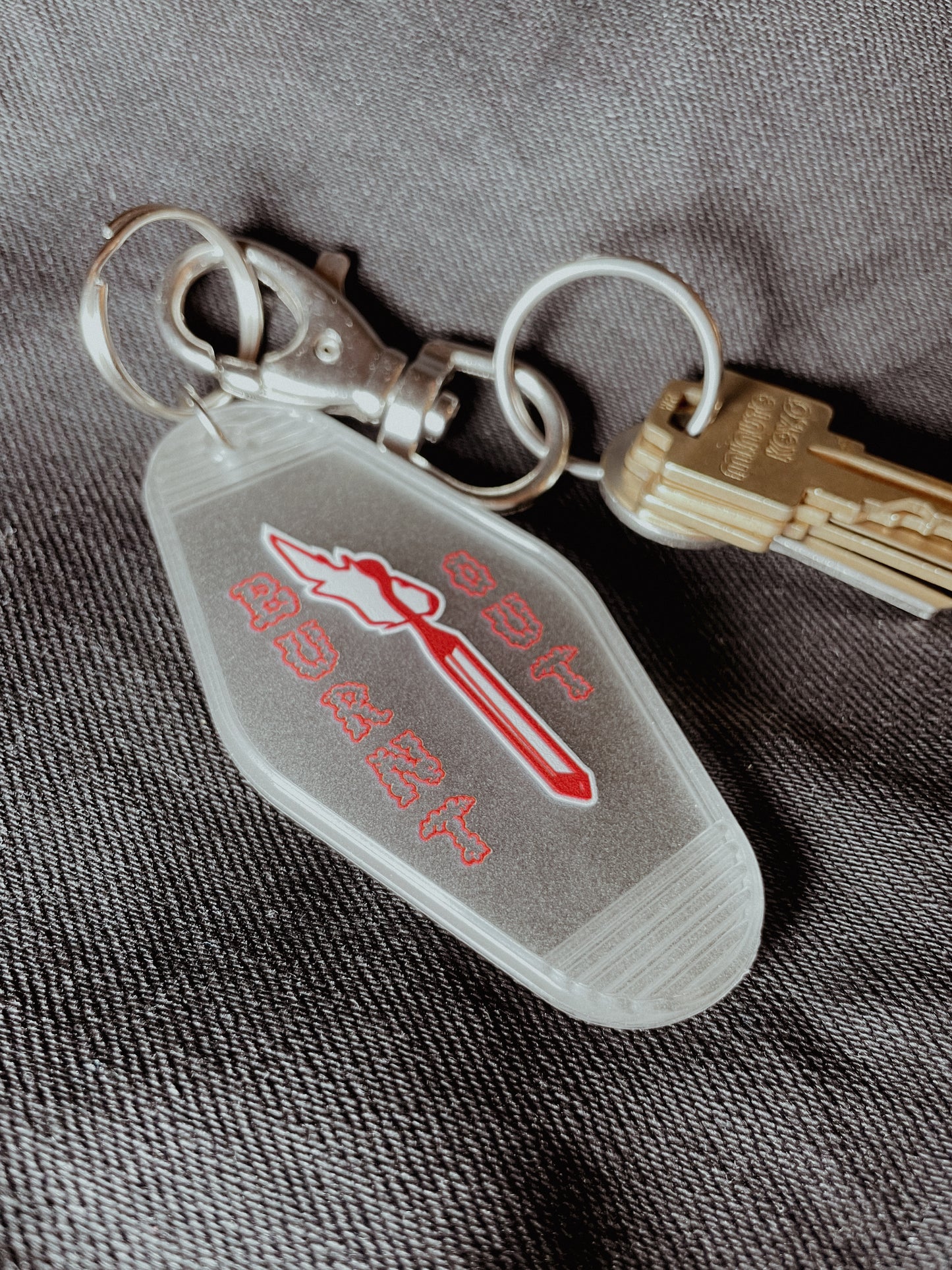 Motel Keychain - Burnt Out