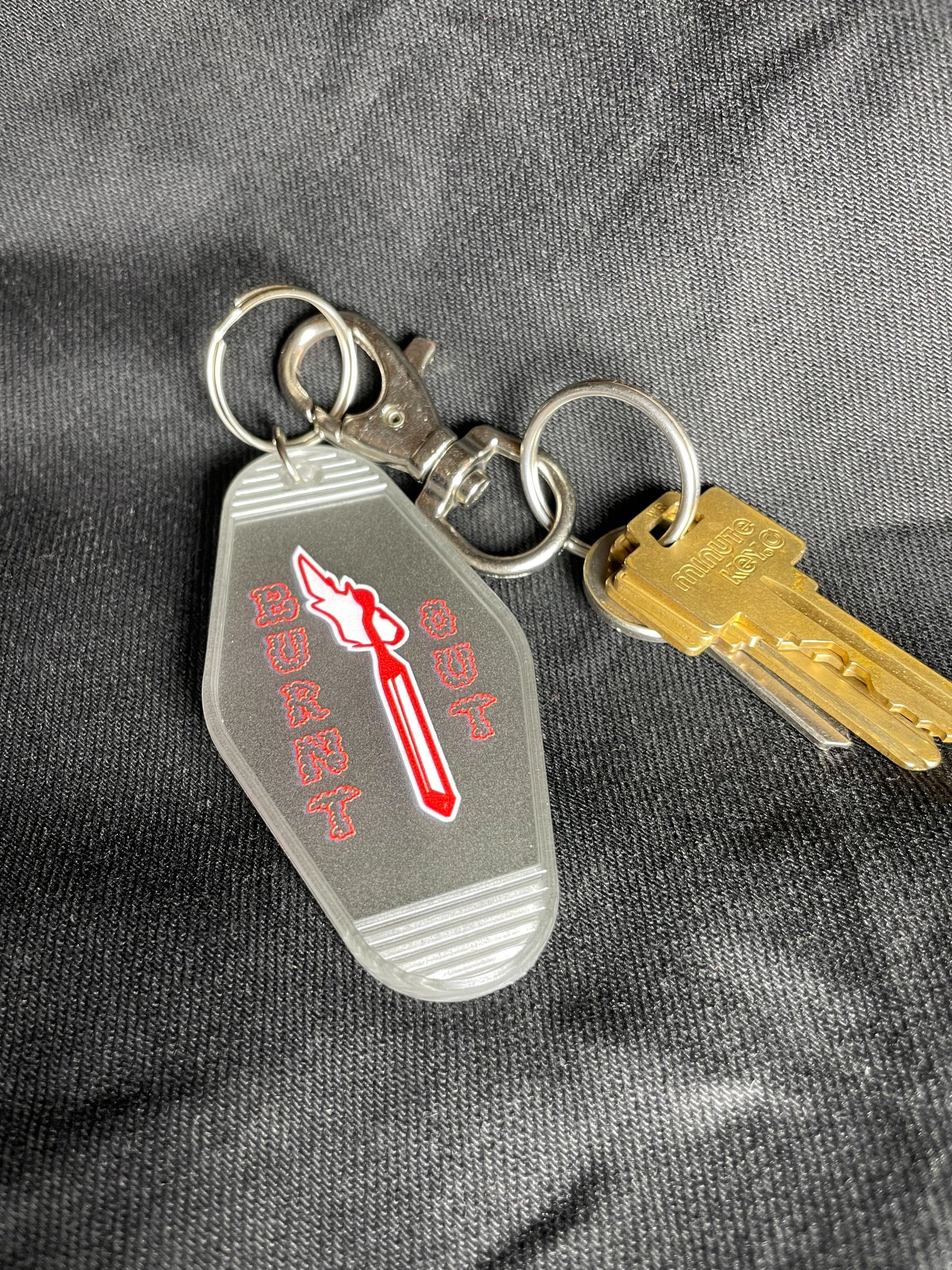 Motel Keychain - Burnt Out