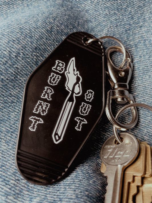 Motel Keychain - Burnt Out