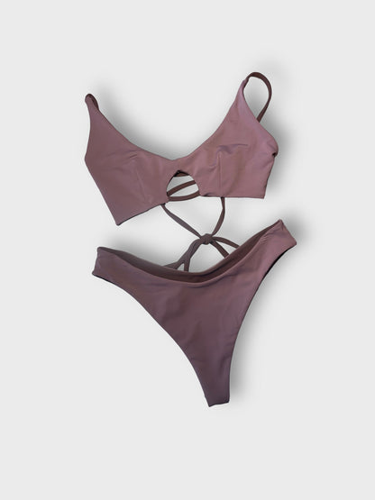 Medium Jett Bottoms - Ashy Purple/Warm Mocha