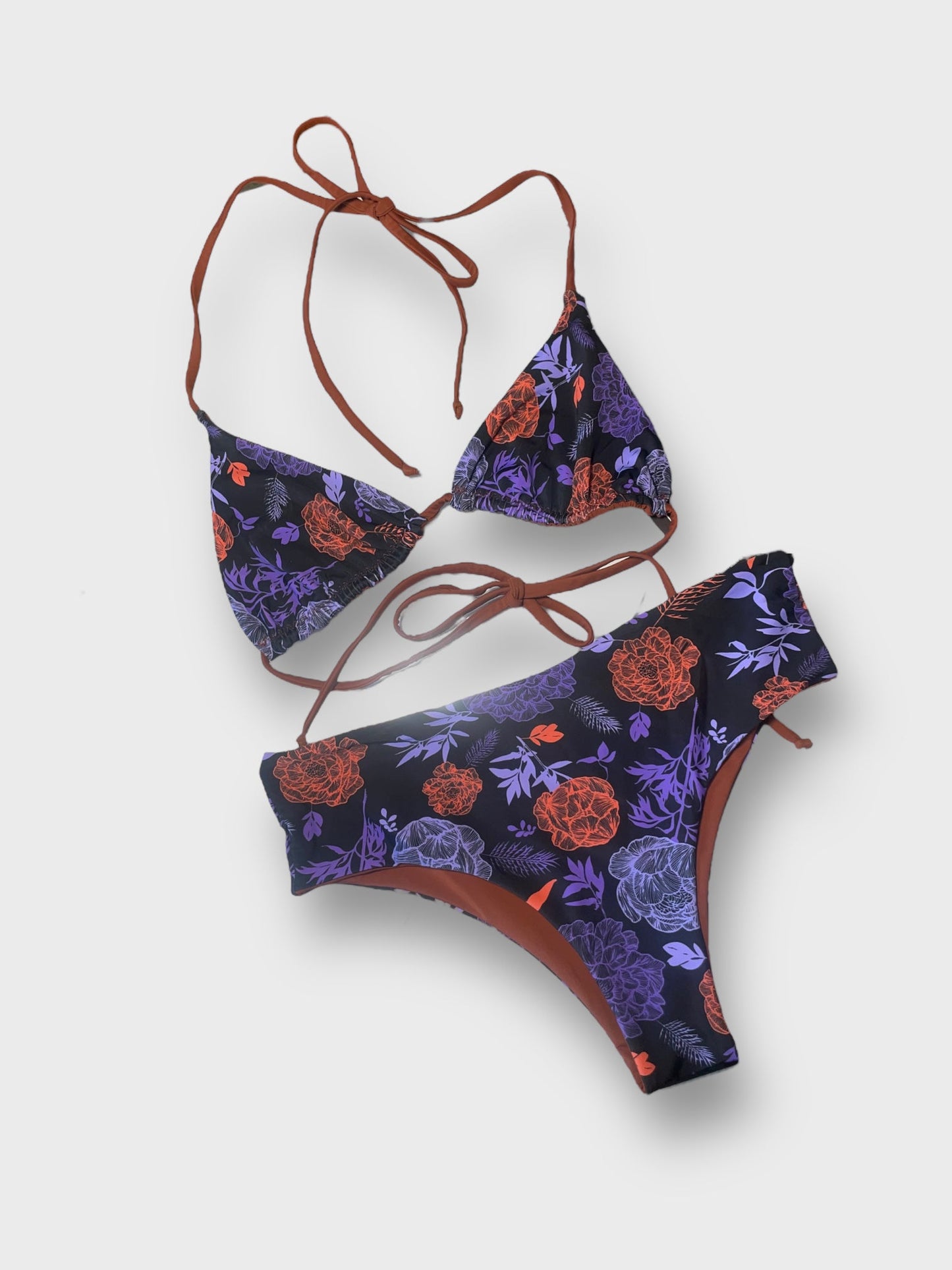 Medium Charles Bottoms - Floral Pop/Caramel