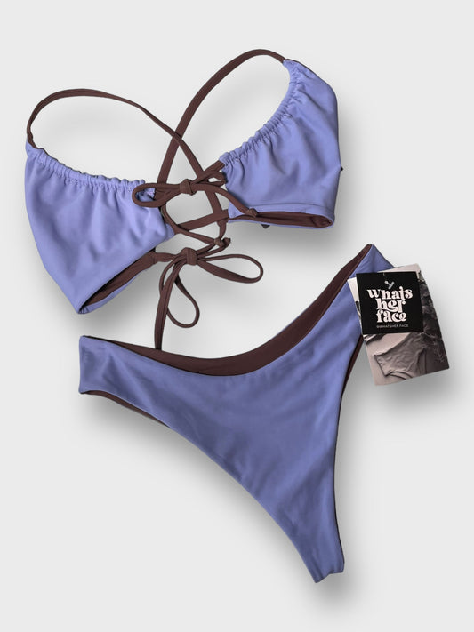 Small Jett Bottoms - Warm Mocha/Periwinkle