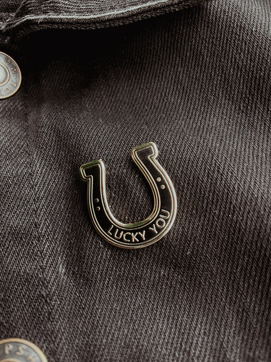 Pin - Lucky You Horseshoe