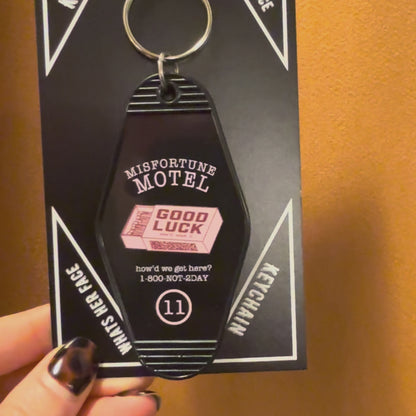 Motel Keychain - Misfortune Motel