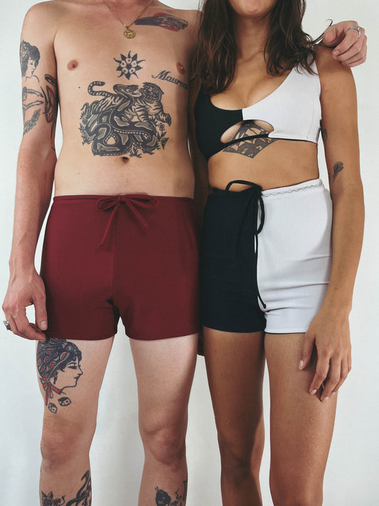 unisex reversible swimwear shorts