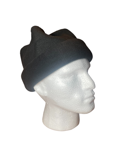 Crown Top Beanie - Black