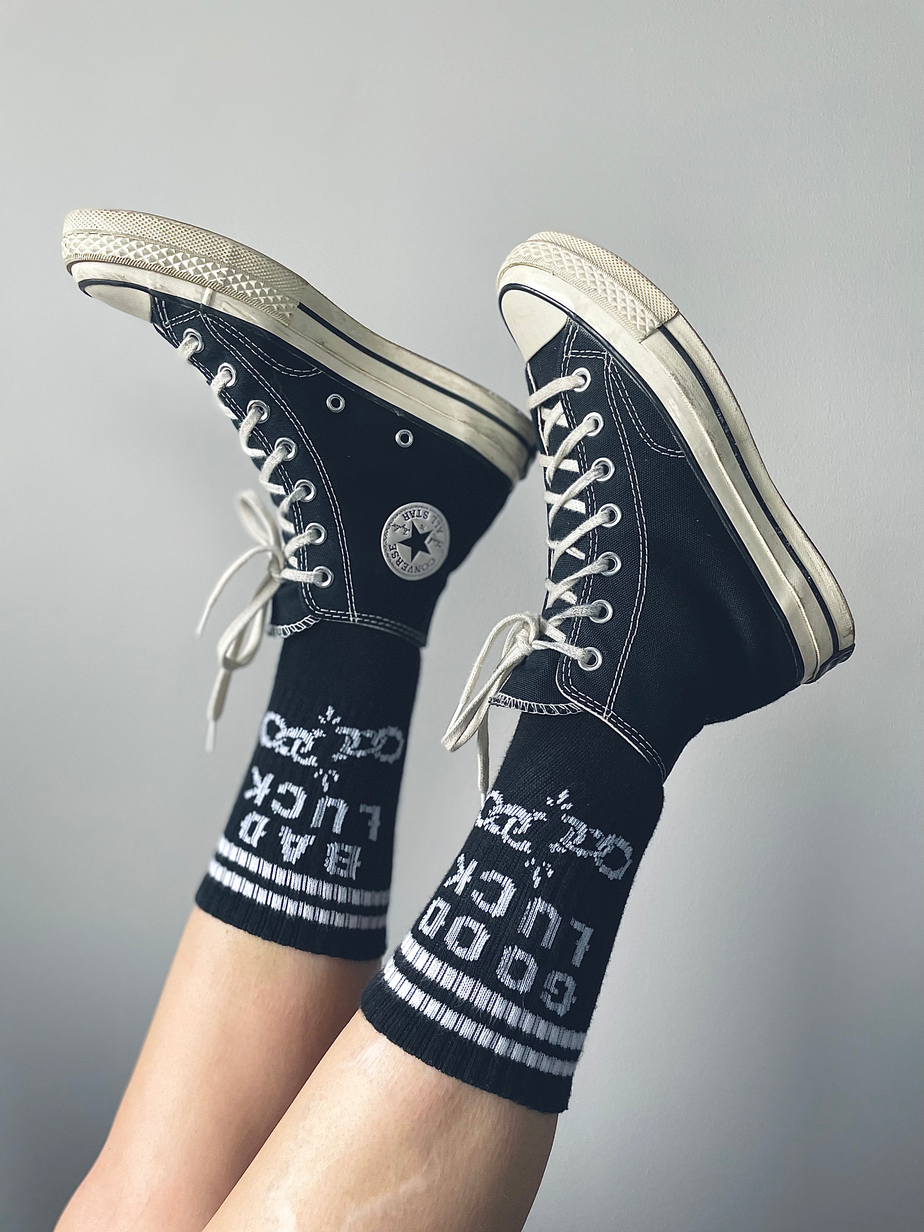 Good Luck / Bad Luck Socks – Whats Her Face